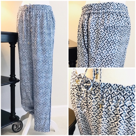 Michael Kors Pants - Michael Kors drawstring printed pant with pockets